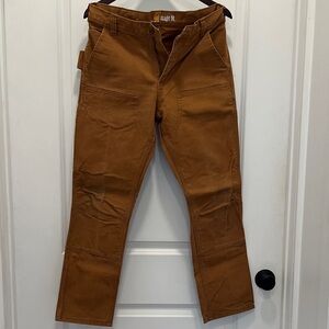 Carhartt Men's Tan Straight Fit Cargo Pants